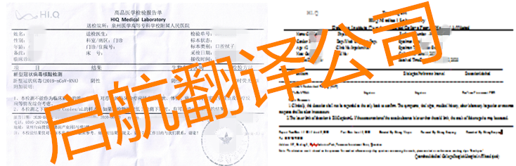 新冠病毒核酸檢測報告翻譯蓋章-福州廈門泉州晉江安溪南安啟航翻譯-專業醫學報告翻譯公司 